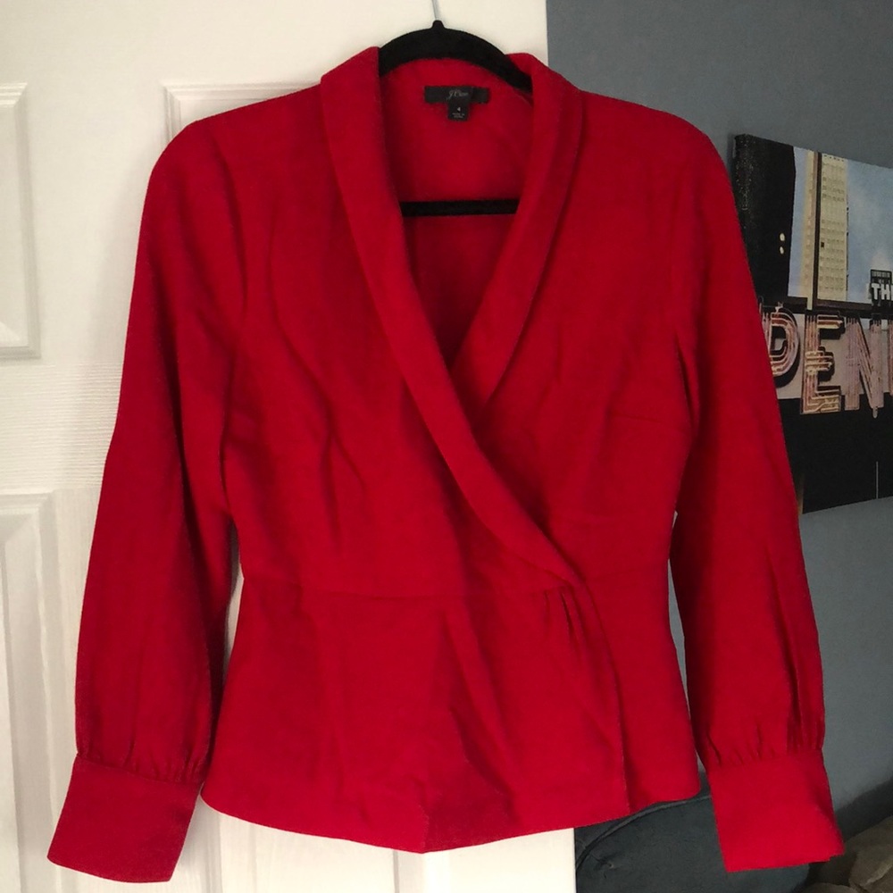 Jcrew Wrap Blouse - image 1
